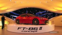 En direct du salon de Francfort 2011 - Le concept-car Toyota FT-86 en vidéo