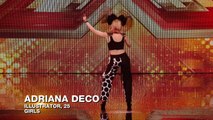 Adriana’s in Boogie Wonderland Auditions Week 1 Auditions Week 1 The X Factor UK 2015