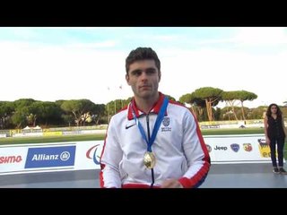 Men's 100 m  T33 | Victory Ceremony | 2016 IPC Athletics European Championships Grosseto