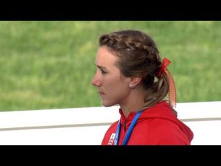 Women's 200 m T44 | Victory Ceremony | 2016 IPC Athletics European Championships Grosseto