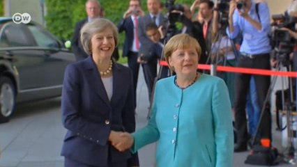 İngiltere’nin yeni başbakanı May Berlin’de