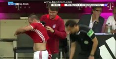 Frank Ribery probleme with tshirt - Bayern Munich 0-0 Manchester City - 20-07-2016