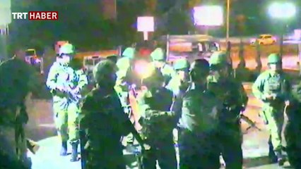 Darbe girişimi TRT güvenlik kamerasında