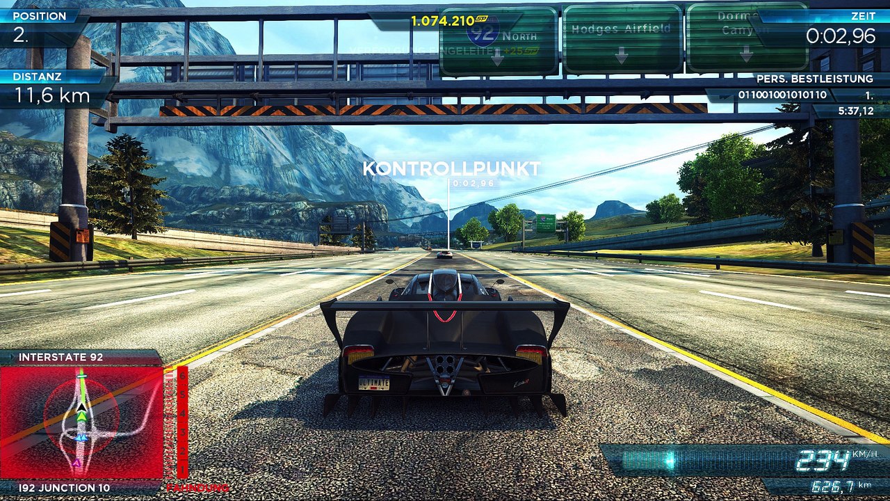 Need for Speed Most Wanted Race ich verlor