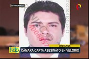 Cámara de seguridad registra asesinato de hombre en Los Olivos