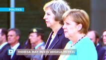 Theresa May and Angela Merkel meet for Brexit talks in Berlin