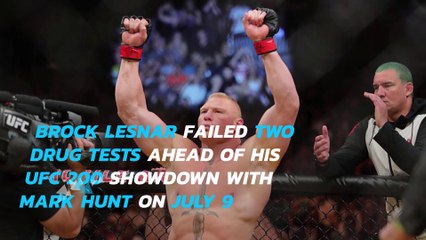 Report: Brock Lesnar tests positive for anti-estrogen, just like Jon Jones