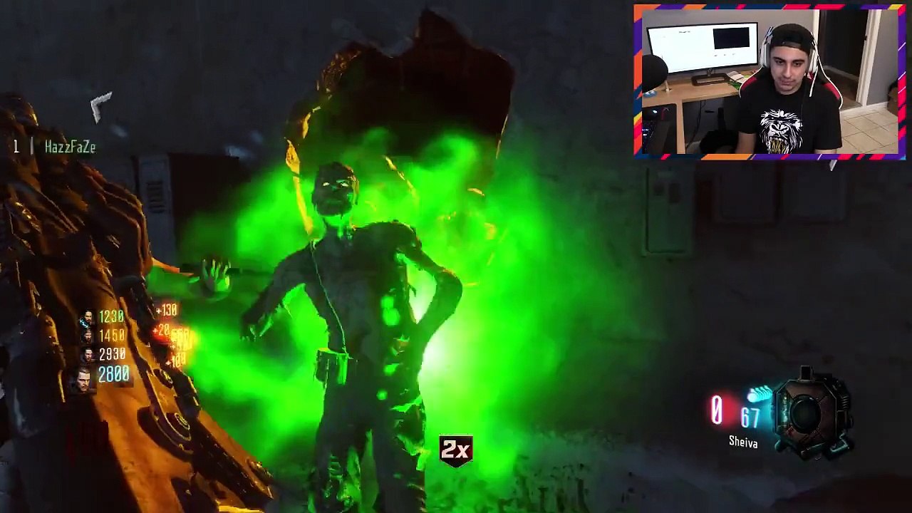 Gameplay COD BO3 mod zombies