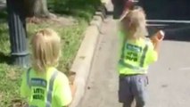 These Little Triplets And Their Trash Collectors Have A Special Bond