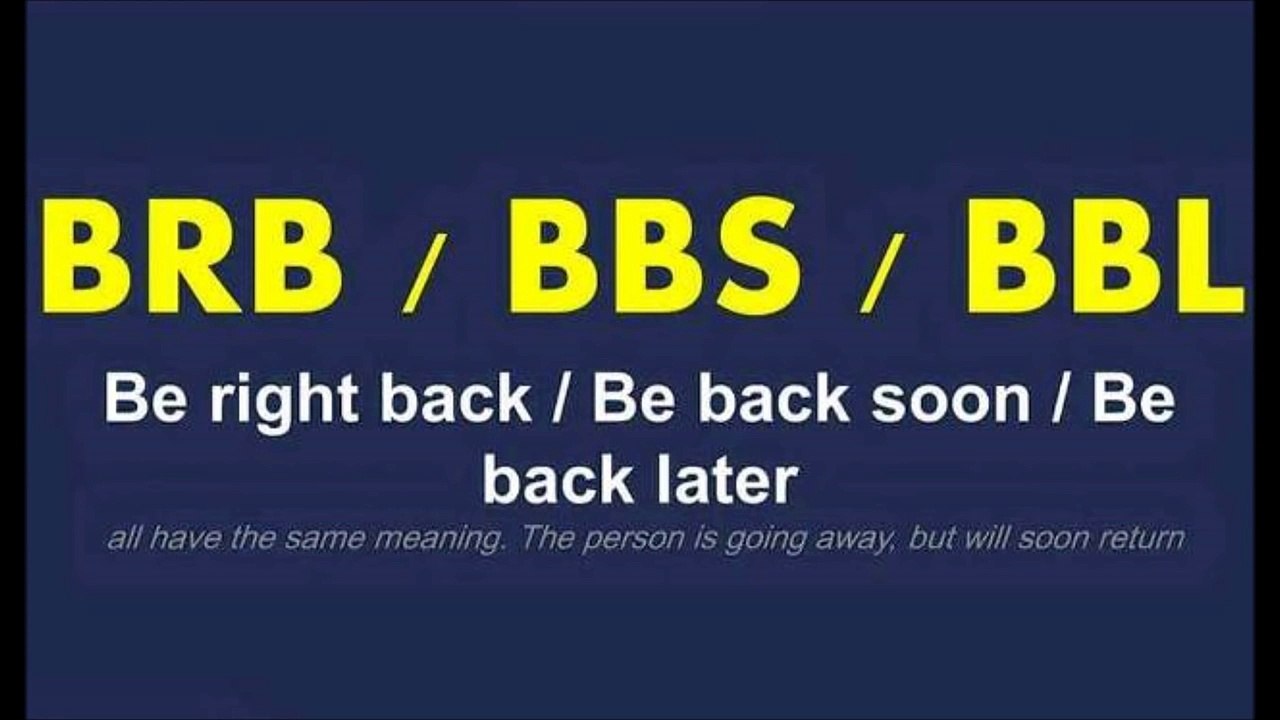 Most Common Chat Abbreviations - Chat Shortcuts...