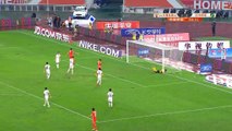 Chine - Pellè ouvre son compteur but avec Shandong