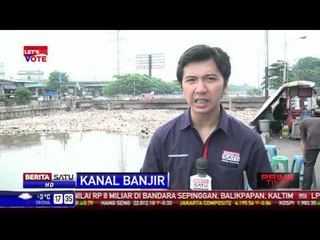 Kanal Banjir Barat Berubah Jadi Lautan Sampah