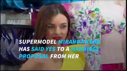 Miranda Kerr and Snapchat founder Evan Spiegel are engaged