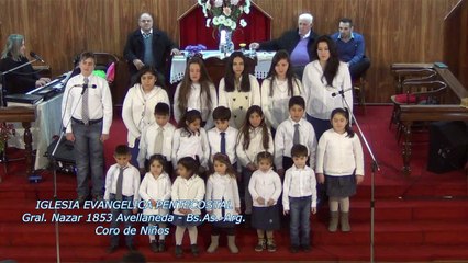 Iglesia Evangélica Pentecostal. Alabanza Coro de niños. 26-06-2016