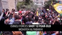 Israeli Soldiers Kill 12-Year-Old Palestinian Boy