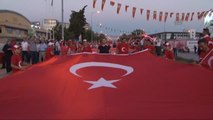 Binlerce Kişi Darbe Girişimini Protesto Etmek Amacıyla Yürüyüş Gerçekleştirdi