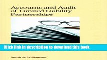 Read Accounts and Audits of Limited Liability Partnerships: Third Edition Ebook Free