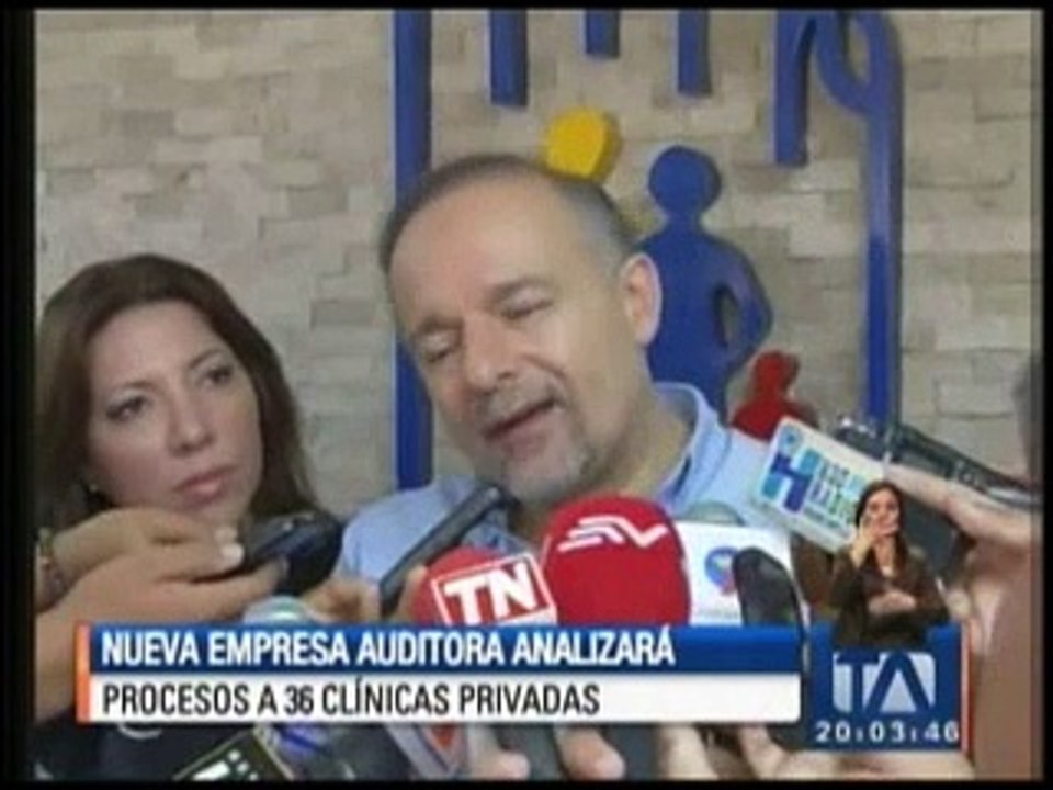 Nueva empresa auditora analizará procesos a 36 clínicas privadas