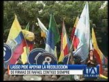 Lasso pide a sus seguidores reunir firmas para que Correa se postule a la Presidencia
