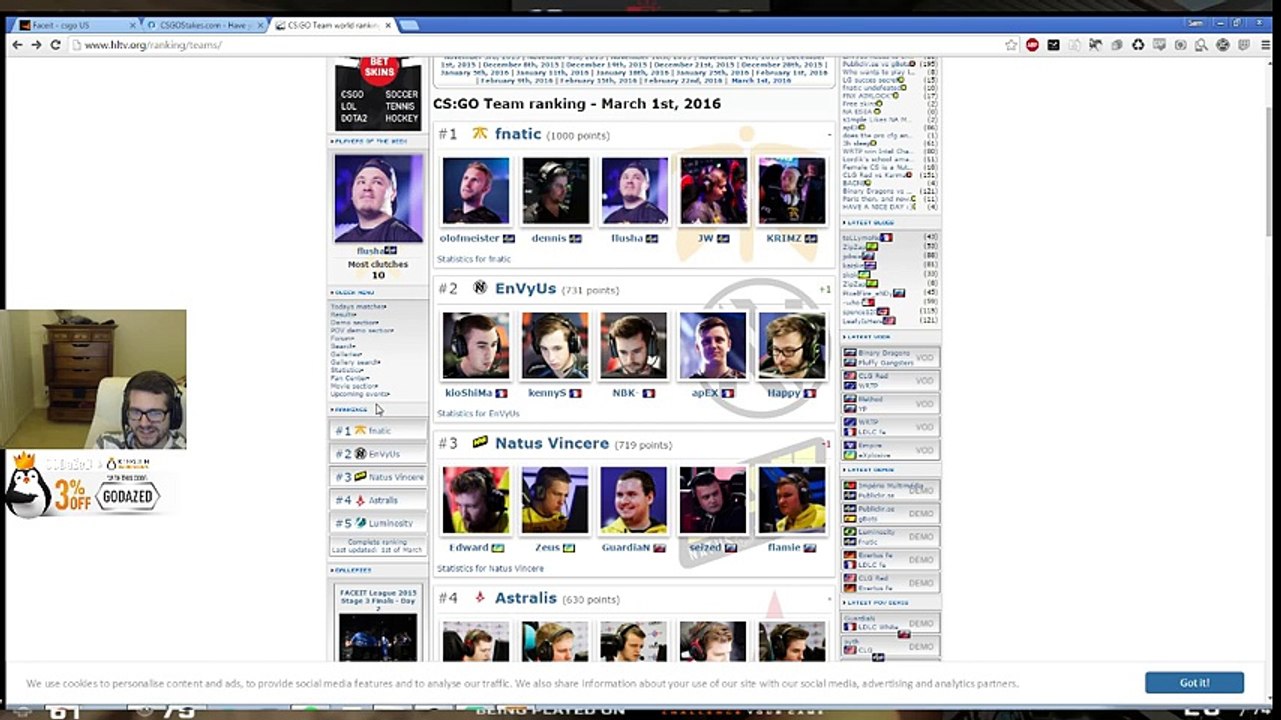 DaZeD Vlog - Toughest Pro Teams in CSGO #3