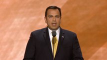 Ralph Alvarado addresses Hispanic voters in Spanish at GOP convention