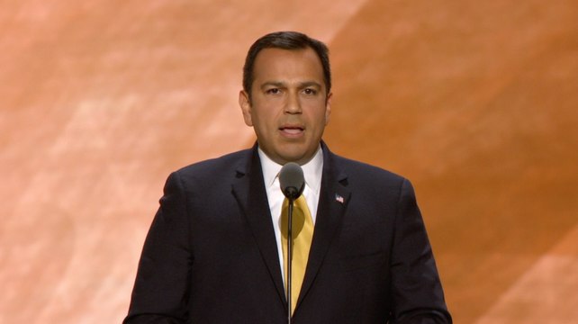 Ralph Alvarado addresses Hispanic voters in Spanish at GOP convention