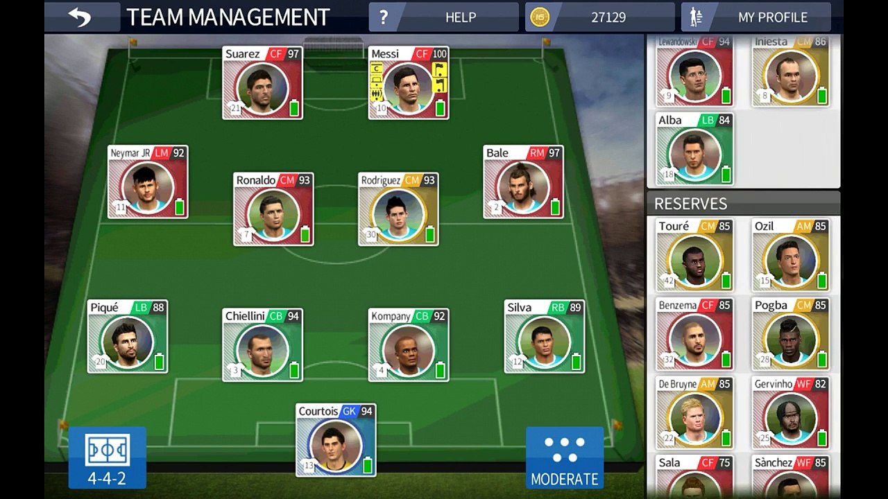 Dream League Soccer 16 The Best Team Rodriquez Rabona Assist Ft Messi Ronaldo Bale Neymar Jr Video Dailymotion