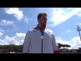 Men's shot put F42 | Victory Ceremony | 2016 IPC Athletics European Championships Grosseto