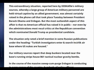 Turkey: U.S. Airmen & Their Families Locked Down at Air Base