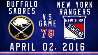 04-03-16 Rangers Post-Game BUF-NYR