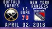 04-03-16 Rangers Post-Game BUF-NYR