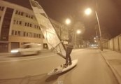 Urban Downhill Windsurfing -  Wonderful