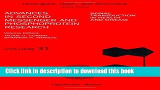 Download Signal Transduction in Health and Disease  EBook
