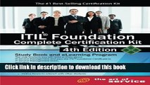 Read ItilÂ® Foundation Complete Certification Kit - Study Book and eLearning Program - 4th edition