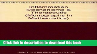 PDF Inflammation: Mechanisms   Therapeutics Free Books