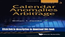 Download Books Calendar Anomalies and Arbitrage (World Scientific Series in Finance) PDF Online