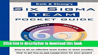 Read Rath   Strong s Six Sigma Team Pocket Guide  PDF Free