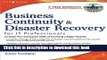 Read Business Continuity and Disaster Recovery Planning for IT Professionals  PDF Free