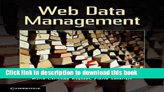 Read Web Data Management  Ebook Free