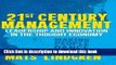 Read Books 21st Century Management: Leadership and Innovation in the Thought Economy (Palgrave