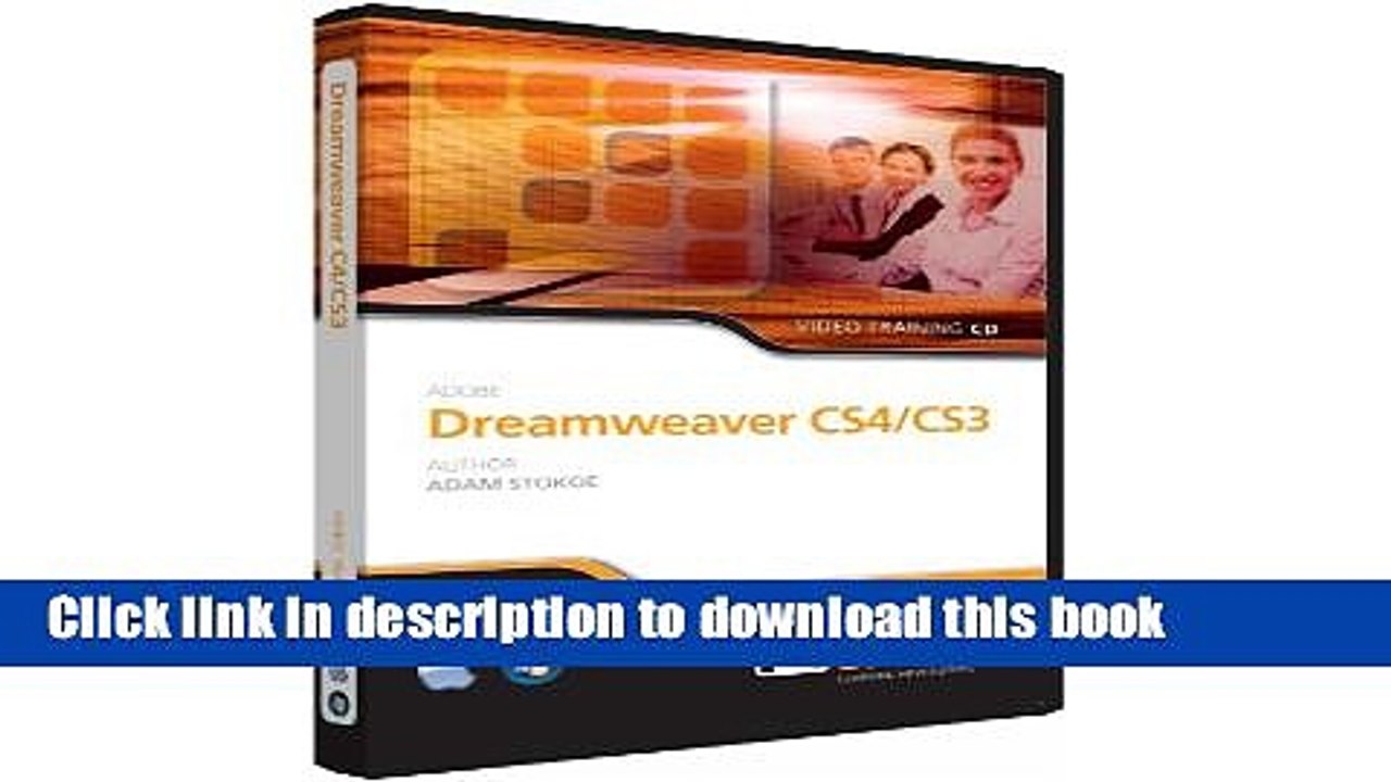 Read Adobe Dreamweaver CS4 - CS3 Training CD - Video  Ebook Free