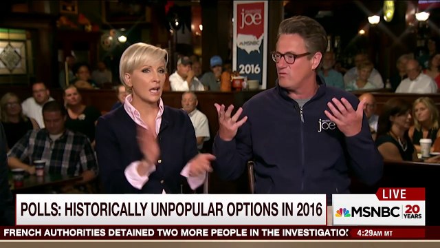 Monday Crowd Lukewarm On Donald Trump, Hillary Clinton Morning Joe MSNBC