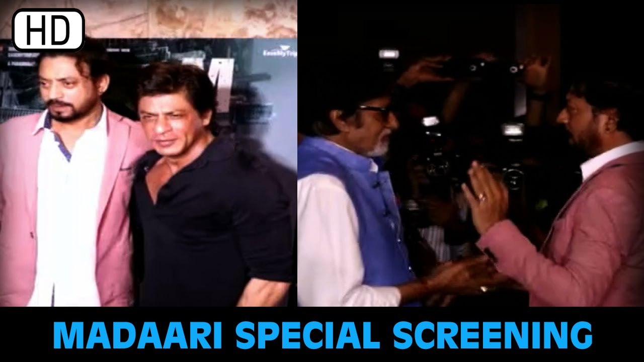 Grand Special Screening Of "Madaari" | Shah Rukh Khan & Amitabh Bachchan
