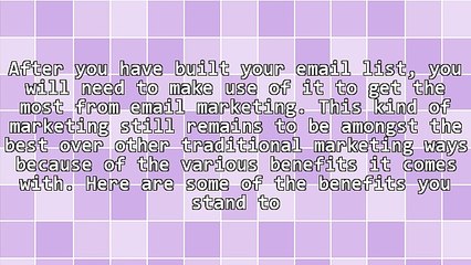 6 Benefits of Email Marketing