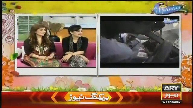 Mathira Checking On Karachi Roads