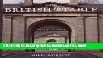 Read Book The British Stable (Studies in British Art) E-Book Download