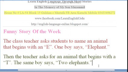Lesson Short Funny Story Of the Week Teacher Vs Student