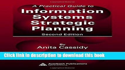 Read A Practical Guide to Information Systems Strategic Planning, Second Edition PDF Free