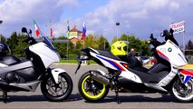 HONDA INTEGRA 750 DCT Vs BMW C600 (BEST 4K)