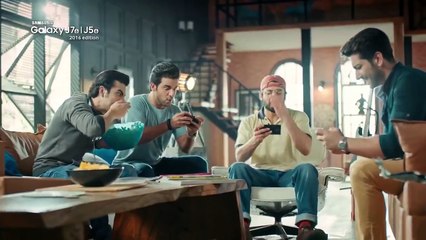 Fawad Khan Double Role in Samsung Galaxy J Series Ad TVC 2016